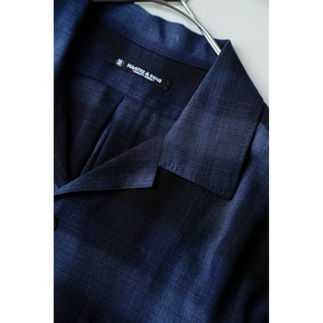 MAATEE&SONS OPEN COLLAR SHIRTS "海島綿RAYON"