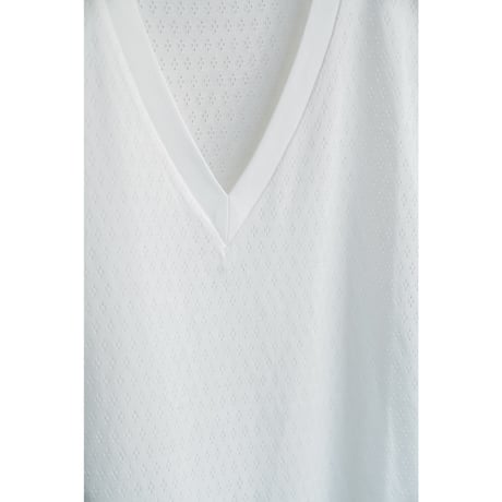 MAATEE&SONS Ex. "ムコMESH" V-NECK TEE