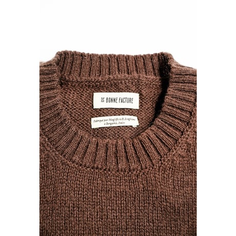 DE BONNE FACTURE SHAGGY SHEEP SWEATER