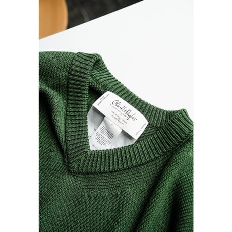 Olde H&Daughter TWIST WOOL V NECK P/O