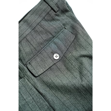 BIBOJA High Waisted Flare Trousers - No Pleat/L-Pockets