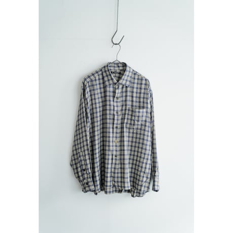 MAATEE&SONS OVER SHIRTS "SILK RAYON CHECK"