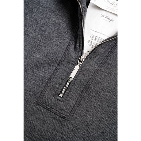 Olde H&Daughter  "WOOL KNIT TRACK" HALF ZIP