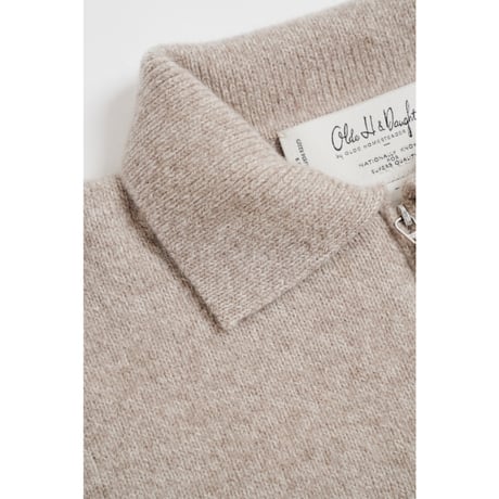 Olde H&Daughter WOOL/CASHMERE HALF ZIP P/O
