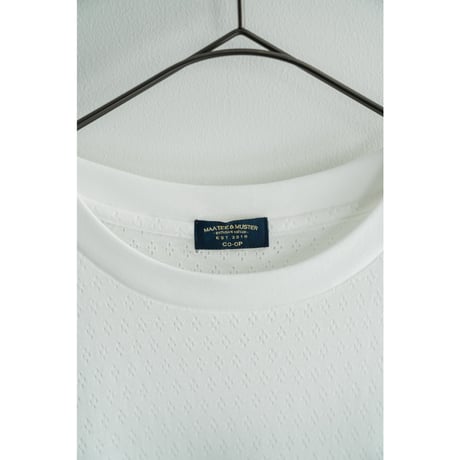 MAATEE&SONS Ex. "SUVIN MESH" CREW NECK TEE