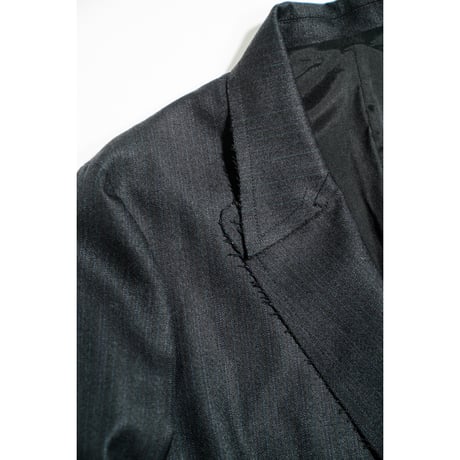 LEA BOBERG Ex. R.P.L. BLAZER - DARK NAVY TWIST HERRINGBOONE