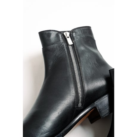 Post Production Side Zip Boots "Horse Wax"