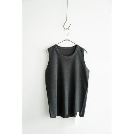 Olde H&Daughter Ex. ”SILK COTTON THERMAL” REVERSIBLE KNIT TANK TOP