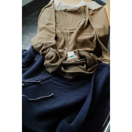 YE OLDE & NEW MAN TERRYBACK JERSEY HOODED FULL ZIP TOP