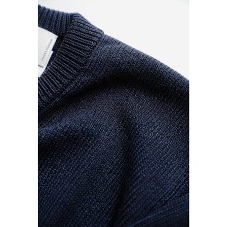 Olde H&Daughter TWIST WOOL V NECK P/O