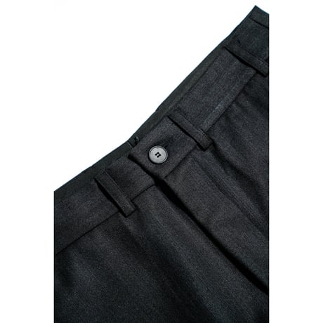 LEA BOBERG Ex. DP TROUSERS - DARK NAVY TWIST HERRINGBOONE
