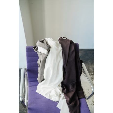 nonnotte "Hard Twist Balance Jersey" C/N Oversized Tapered  Long Sleeve