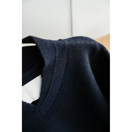 nonnotte Draping Shawl Collar V Oversized Pullover