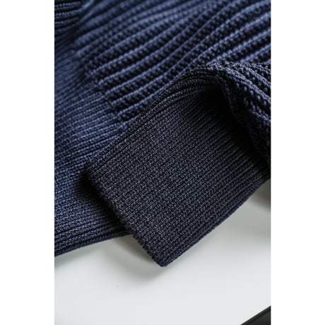 Olde H&Daughter TWIST WOOL HALF ZIP NECK P/O