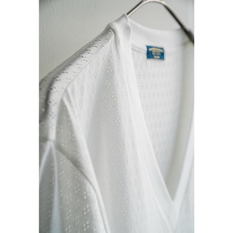 MAATEE&SONS Ex. "ムコMESH" V-NECK TEE