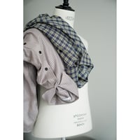 MAATEE&SONS OVER SHIRTS "SILK RAYON CHECK"