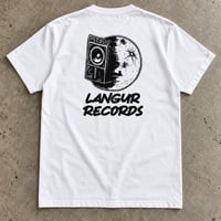 LANGUR RECORDS LOGO SHORT SLEEVE white