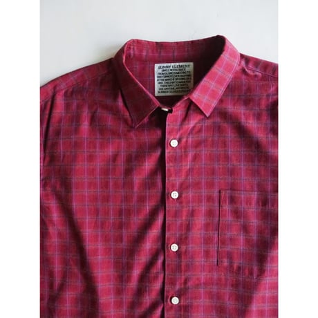 SUNNY ELEMENT/Vineyard Shirt(Red Check)