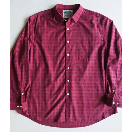 SUNNY ELEMENT/Vineyard Shirt(Red Check)