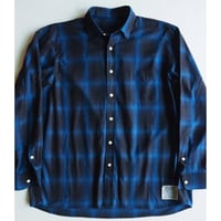 SUNNY ELEMENT/Sleeping Shirt 3/4(Blue Black Check)