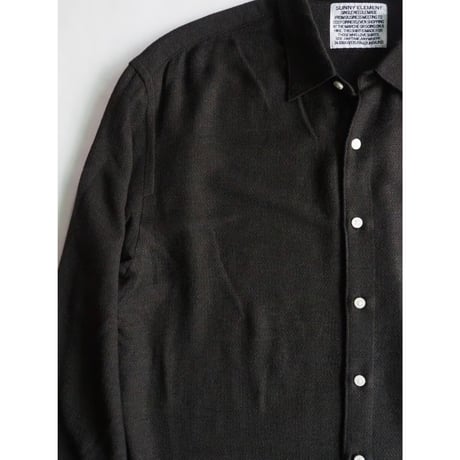 SUNNY ELEMENT/Vineyard Shirt(Black Mix)