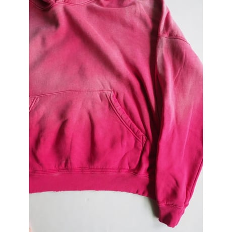 MOOJIMOOJI/OVERSIZE CROP HOODIE AGED