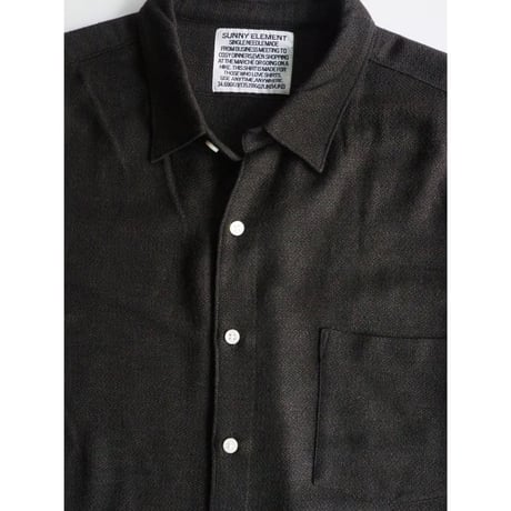 SUNNY ELEMENT/Vineyard Shirt(Black Mix)