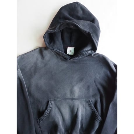 MOOJIMOOJI/OVERSIZE CROP HOODIE AGED