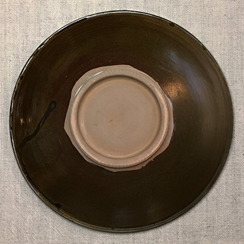 和食器 小鹿田焼 黒木昌伸窯 大皿 21cm 飛び鉋 緑 | うつわの店