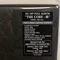 (LP BOX )XG / CORE-核　1ST FULL ALBUM 数量限定LTD.VINYL 新品未使用盤
