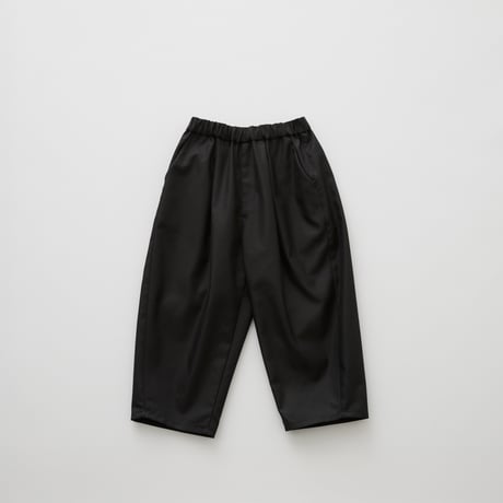 Iridescent Gabardine Barrel Pants with Waist Belt Bag