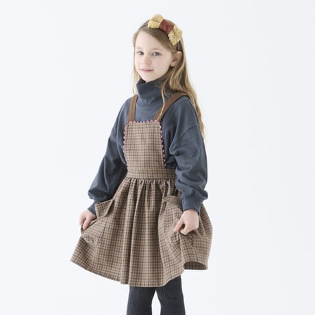 Country Check Pinafore Dress