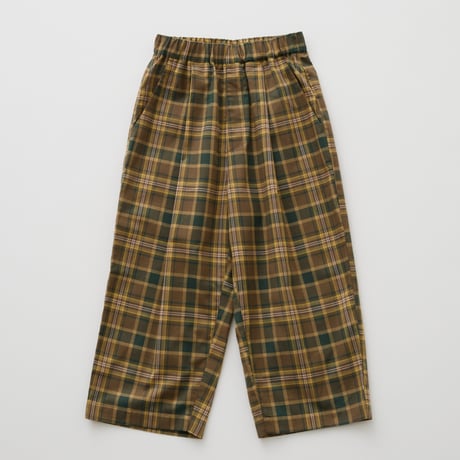 Womens Brit Check Wide Pants