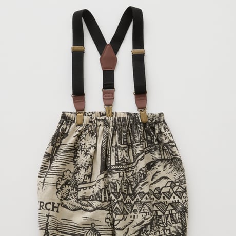 CastleTown print Suspenders Pants