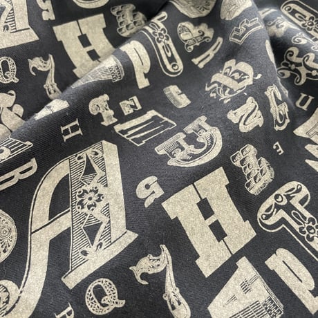 Alphabetic print Suspender Pants