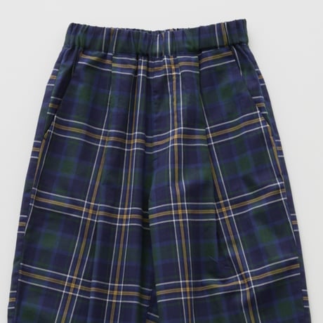 Womens Brit Check Wide Pants