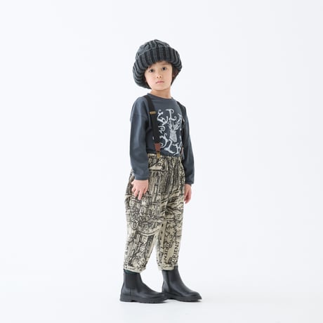 CastleTown print Suspenders Pants