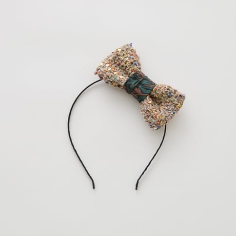 Tweed Ribbon Alice Band