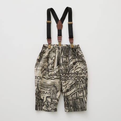 CastleTown print Suspenders Pants