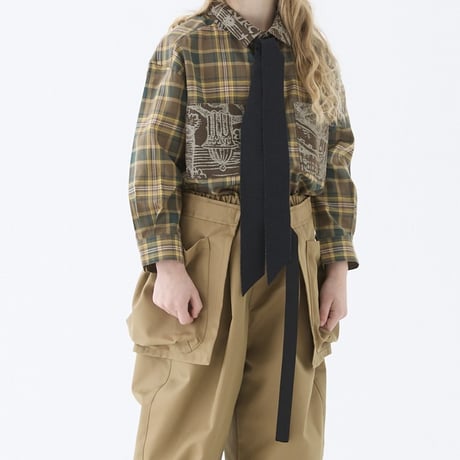 Iridescent Gabardine Waist Bag