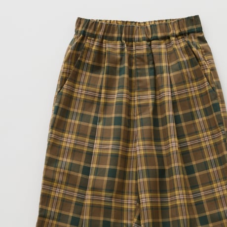 Womens Brit Check Wide Pants