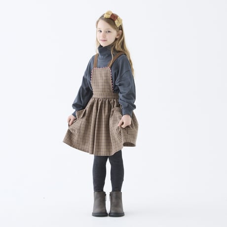 Country Check Pinafore Dress
