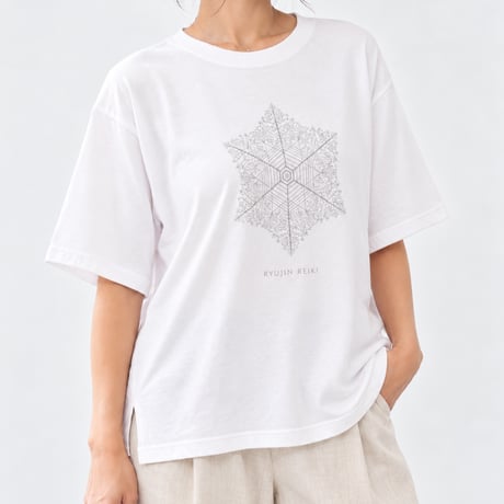 『龍神』高波動Tシャツ　ホワイト