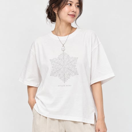 『龍神』高波動Tシャツ　ホワイト
