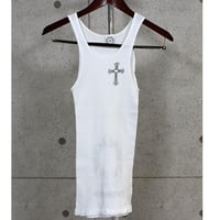 Chrome Hearts Large Cross Horseshoe Tank Top #31691
