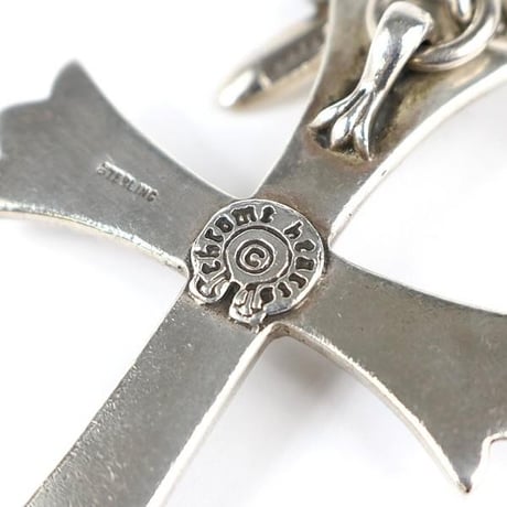 Chrome Hearts Large CH Cross Key Ring with Dagger #104069