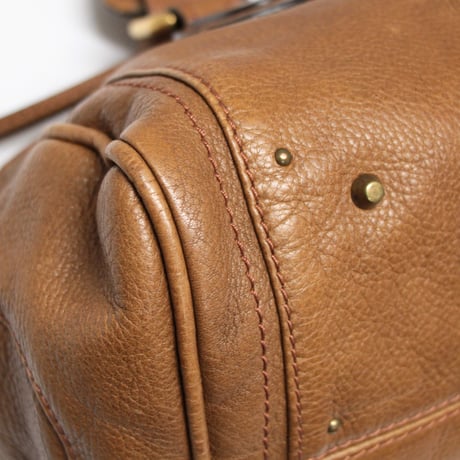 Chloe Medium Paddington Handbag Leather Light Brown #75323
