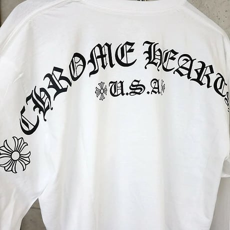 Chrome Hearts Brand-New Arch Logo Print Long Sleeve T-Shirt #104914