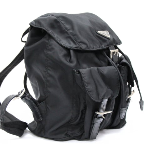 PRADA Backpack Nylon Black #76061