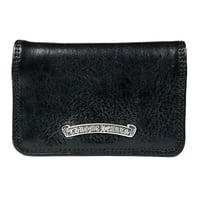 Chrome Hearts Leather Card Case with Grommet #104318